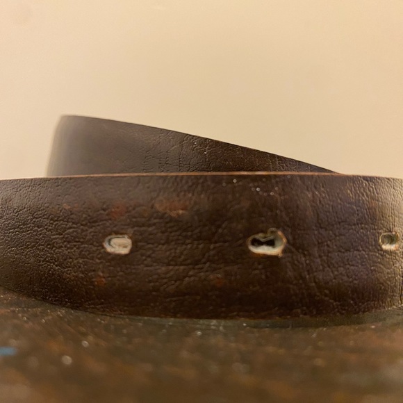 Vintage Christian Dior Leather Belt - Picture 4 of 4